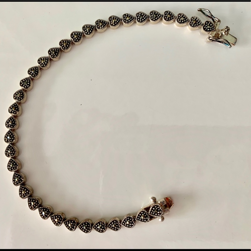 Sterling Silver Marcasite Bracelet